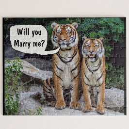 Jigsaw Tigers Cat Hochzeit