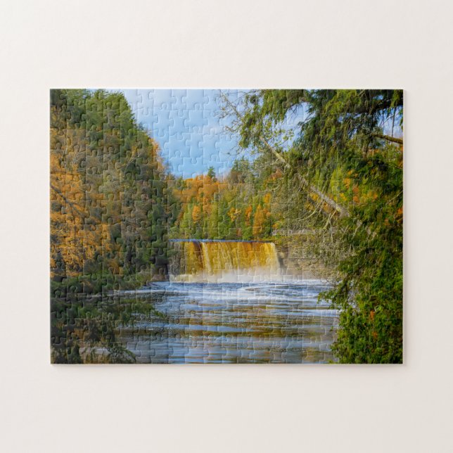 Jigsaw von Tahquamenon fällt Michigan. (Horizontal)