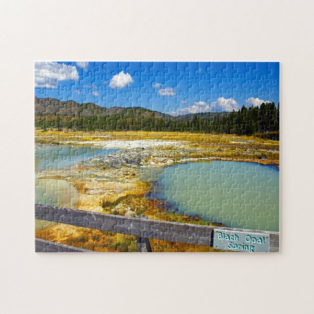 Jigsaws Black Opal Springs Yellowstone. (Horizontal)