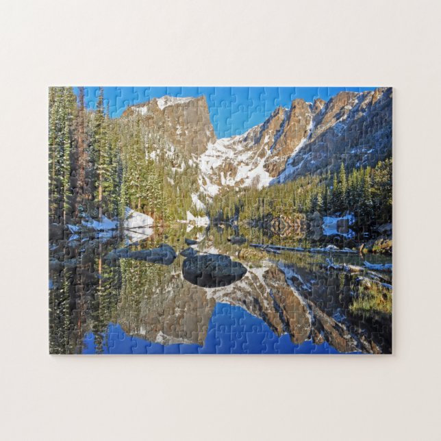 Jigsaws Dream Lake Colorado USA. (Horizontal)