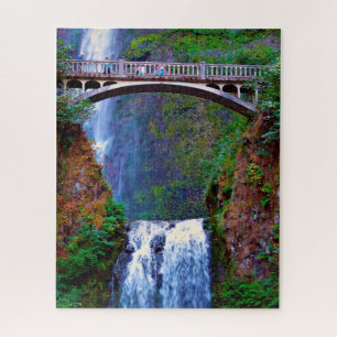 Jigsaws Multnomah Falls Columbia River.