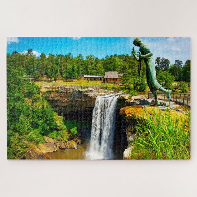 Jigsaws Noccaulula Falls Alabama. (Horizontal)