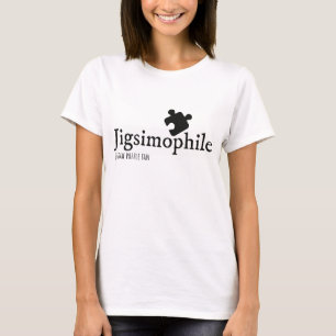 Jigsimophile Funny Nerd Term für Jigsaw Puzzle Fan T-Shirt