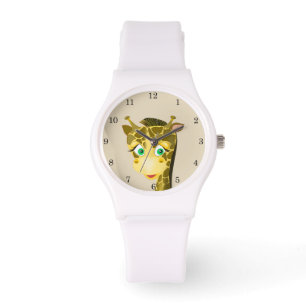 Jiji 1 - Montre de silice blanche sportive pour fe