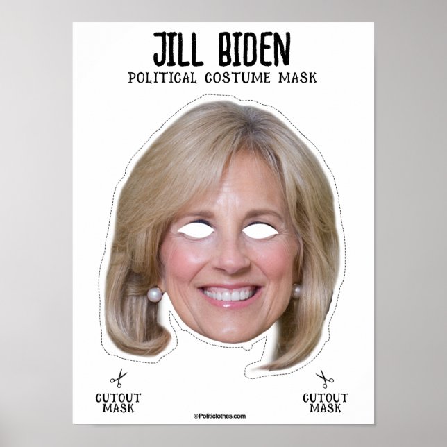 Jill Biden Kostume Mask Poster (Vorne)