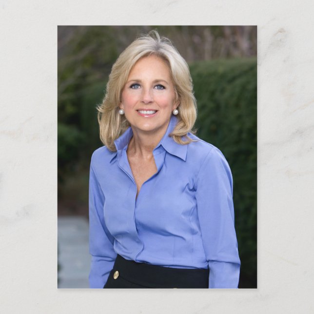 Jill Biden Post Card Postkarte (Vorderseite)