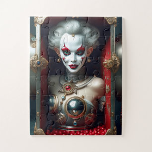 Jill in the Box - Steampunk Weiblicher Clown