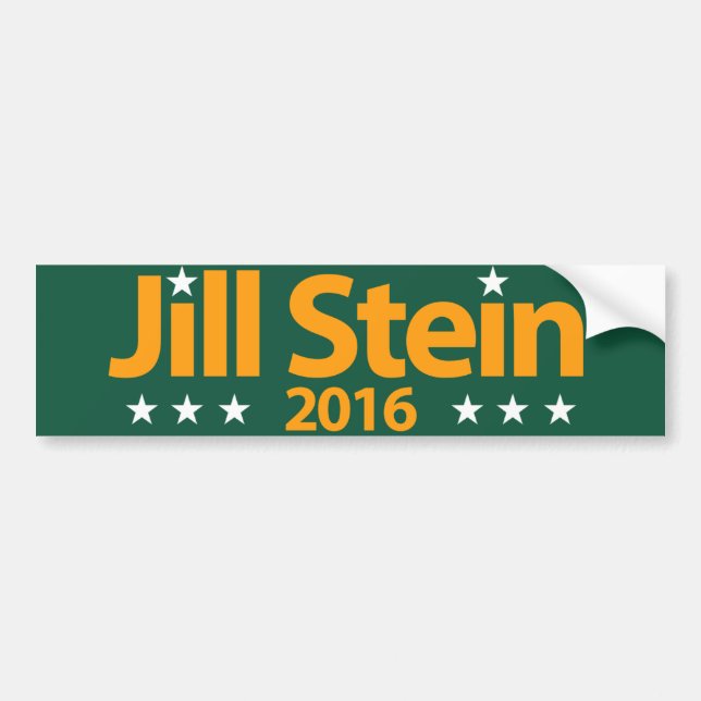 Jill Stein 2016 Autoaufkleber (Vorne)