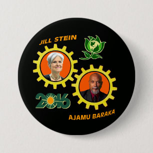 Jill Stein/Ajamu Baraka Button