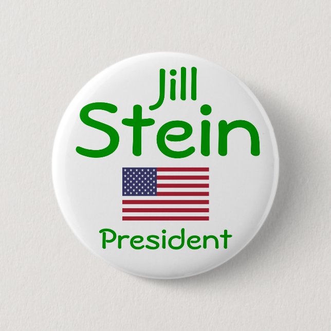 Jill Stein für Präsidenten 2012 grünes Party USA Button (Vorderseite)