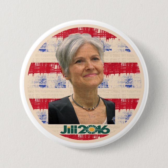 Jill Stein für Präsidenten 2016 Button (Vorderseite)