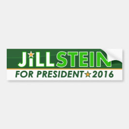 Jill Stein - grünes Party-politischer Autoaufkleber