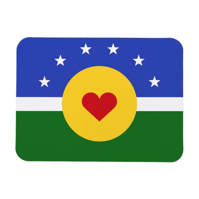 Jilltopia-Flag-Magnet Magnet (Horizontal)