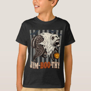 Jim-Boo-Thy Lustiger Gruseliger Jimothy Gespenst W T-Shirt