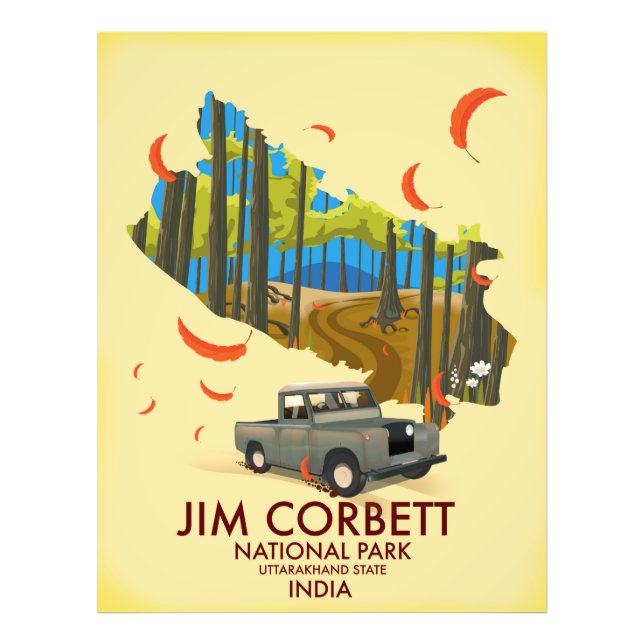 Jim Corbett National Park, Uttarakhand State Fotodruck (Vorne)