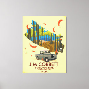 Jim-Corbett-Nationalpark, Bundesstaat Uttarakhand Leinwanddruck
