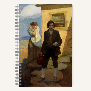 Jim Hawkins verlasse Zuhause von Newell Convers Wy Notizbuch