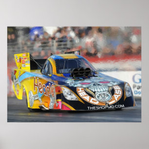 Jim Head Top Fuel Funny Car Print Poster
