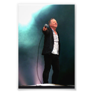 Jim Kerr Simple Minds Live in Concert Fotodruck