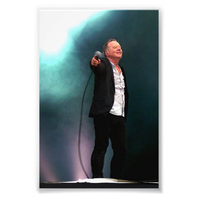 Jim Kerr Simple Minds Live in Concert Fotodruck (Vorne)