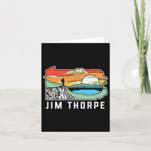 Jim Thorpe Pennsylvania Natur Wandern Karte