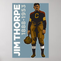 Jim Thorpe, Poster américain