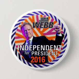 Jim Webb 2016 Button