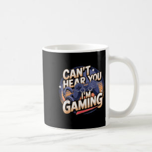 Jimino Uni-Erwachsener Gaming - Kann dich nicht hö Kaffeetasse