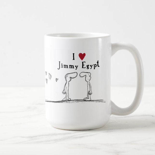 "Jimmy Ägypten " Kaffeetasse (Rechts)