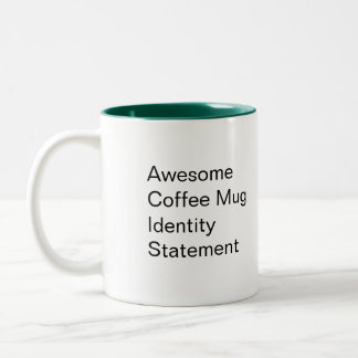 Jimmy-Äther-Identitäts-Aussagen-Tasse Zweifarbige Tasse