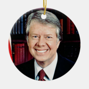 Jimmy Carter Keramik Ornament