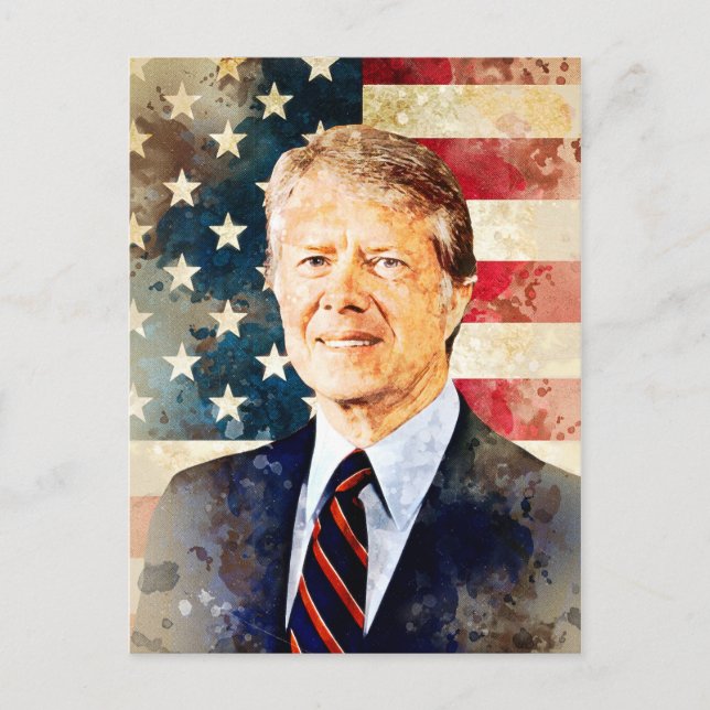 Jimmy Carter Postkarte (Vorderseite)