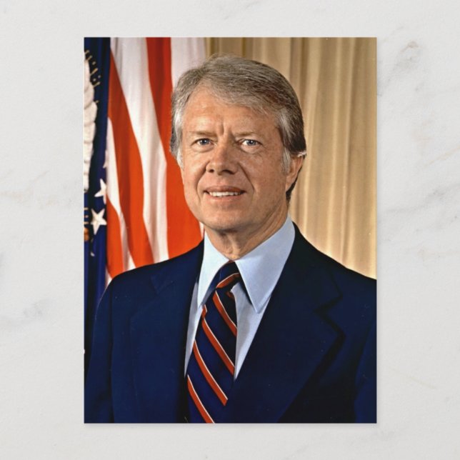 Jimmy Carter Postkarte (Vorderseite)