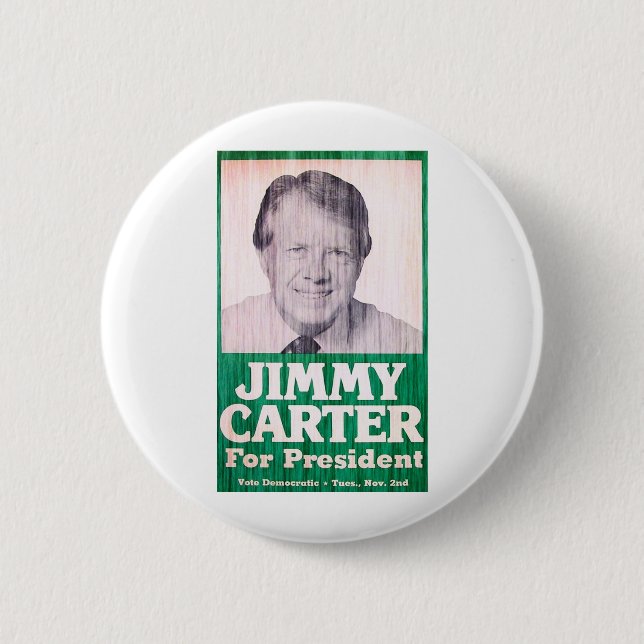 Jimmy Carter Vintage Button (Vorderseite)