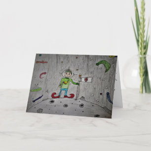 "Jimmy Taco's Space Expedition" Gratulator Card Karte
