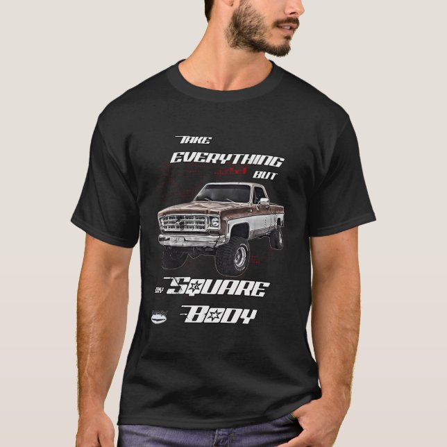 Jimmysquarebody Trucksuburbanblazersilveradok5Long T-Shirt (Vorderseite)