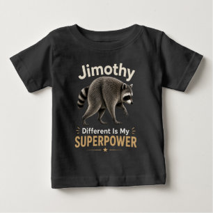 Jimothy anders zu sein ist meine Superkraft Baby T-shirt