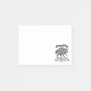 Jimothy anders zu sein ist meine Superkraft Post-it Klebezettel