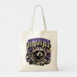 Jimothy Cool Waschbär Urban Streetwear Tragetasche