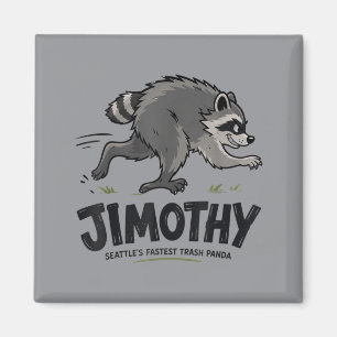 Jimothy Der Waschbär Seattle Waschbär Magnet
