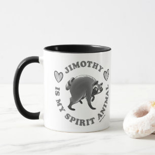 JIMOTHY IST MEIN SPIRITTIER - B&W TASSE