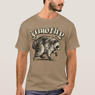 Jimothy Viral Waschbär Lustiger Müll-Panda T-Shirt