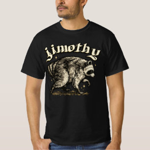 Jimothy Viral Waschbär Lustiger Müll Panda T-Shirt
