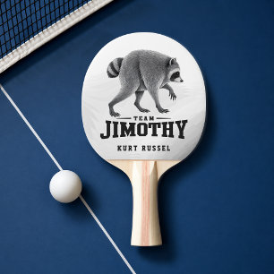 Jimothy Viraler Waschbär Lustiger Müll-Panda-Wildl Tischtennis Schläger
