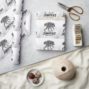 Jimothy Viraler Waschbär Lustiger Müll-Panda Wildt Geschenkpapier