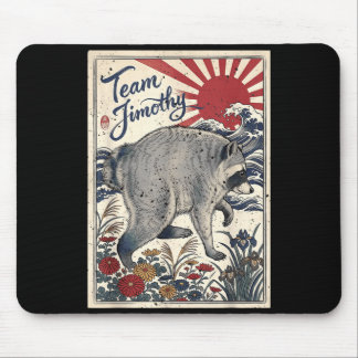 Jimothy Waschbär Lustiger Müll Panda Team Jimothy Mousepad
