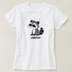 Jimothy Waschbär Niedlich Lustig Haustierliebhaber T-Shirt