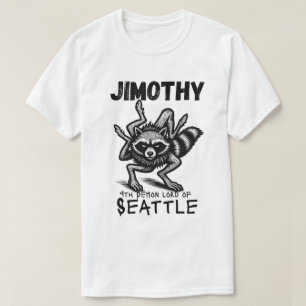 Jimothy Waschbär Seattle Dämon T-Shirt