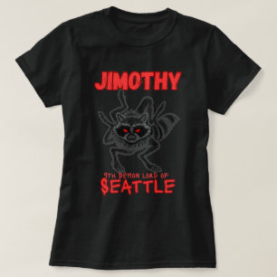 Jimothy Waschbär Seattle Dämon T-Shirt