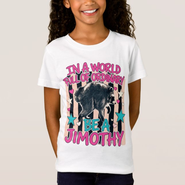Jimothy Waschbär T-Shirt (Vorderseite)